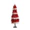 5ft. Pre-Lit Peppermint Artificial Christmas Tree, Clear Microdot LED Lights
